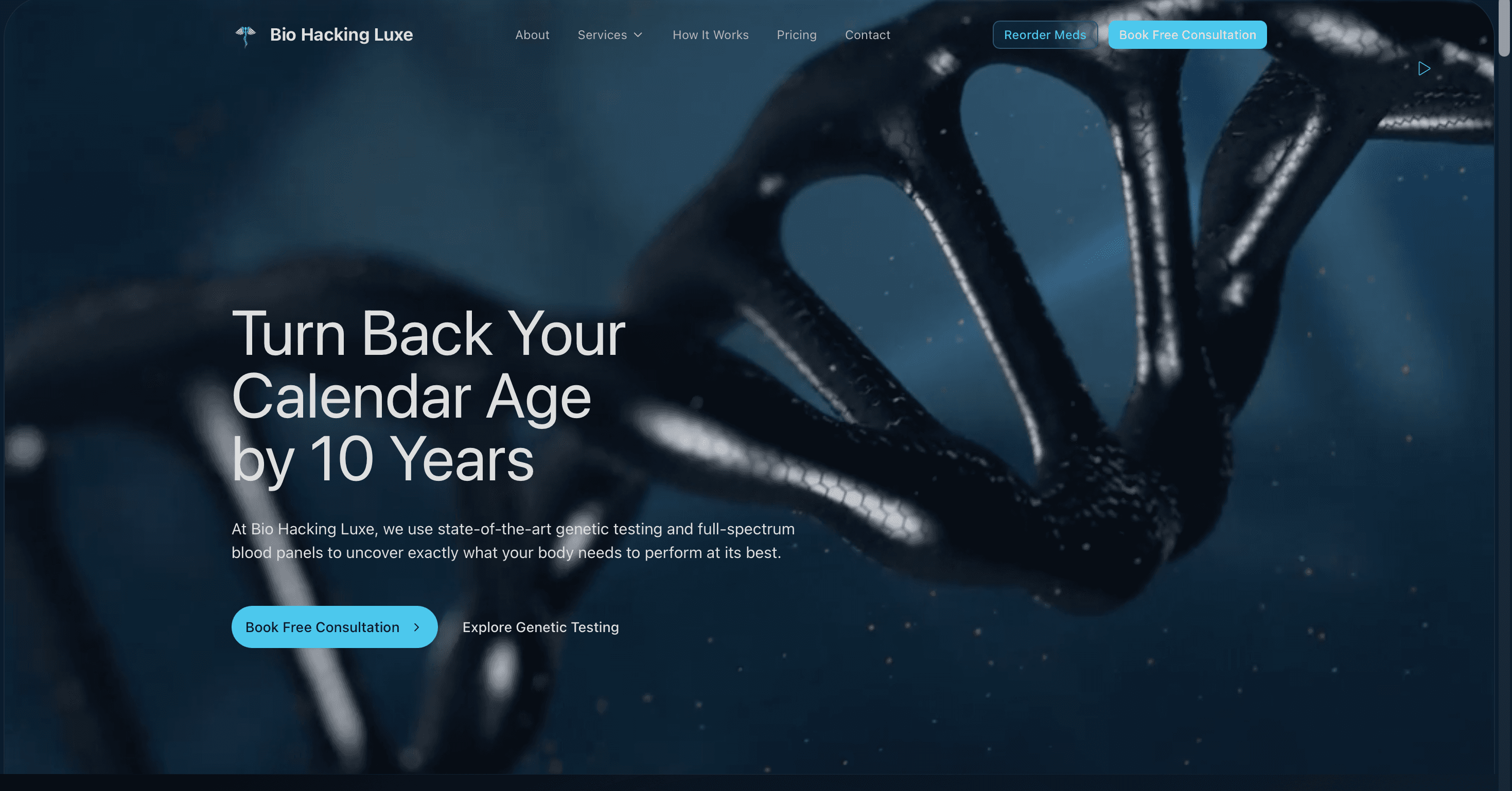 Bio Hacking Luxe logo